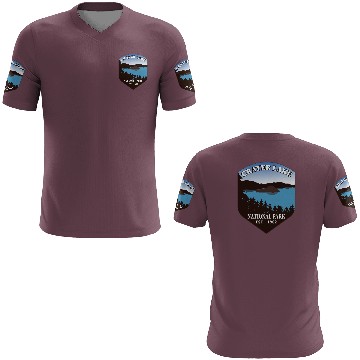 Discover Crater Lake National Park 3D T Shirts
