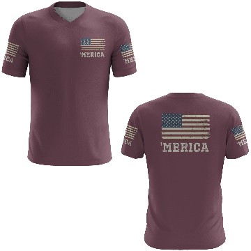 Discover Merica Vintage Usa Flag 3D T Shirts