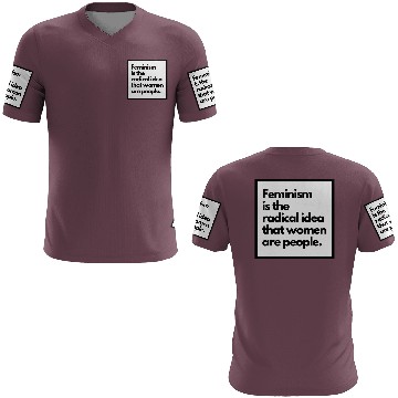 Discover Feminism solid back sticker 3D T Shirts