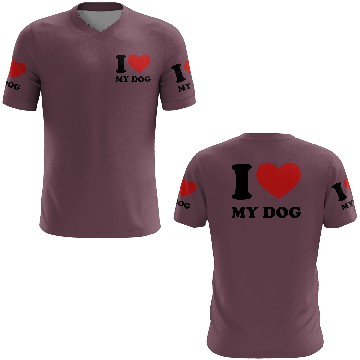 Discover I Love My Dog 3D T Shirts