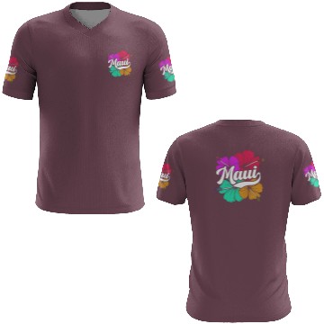Discover Maui Hawaii With Hawaiian Hibiscus Flowers 3D T Shirts