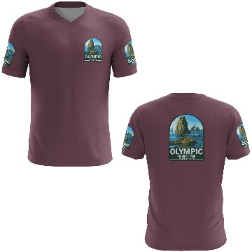 Discover OLYMPIC national park Washington usa 3D T Shirts