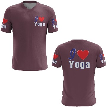 Discover i love yoga 3D T Shirts