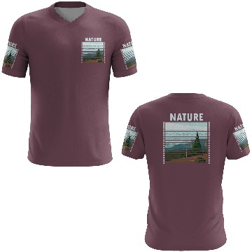 Discover vintage nature forest hiking 3D T Shirts