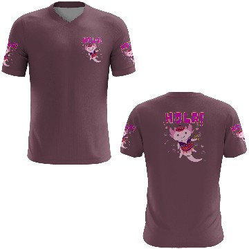 Discover Hola Cute Axolotl - 13 3D T Shirts