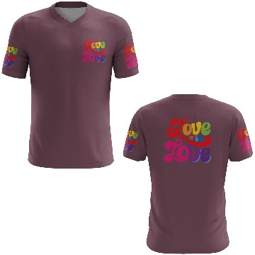 Discover love is love romantic design. 3D T Shirts