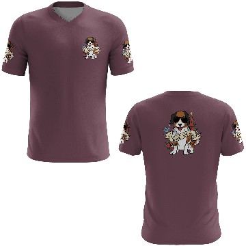 Discover Bad Dog Tattoo Saint Bernard 3D T Shirts