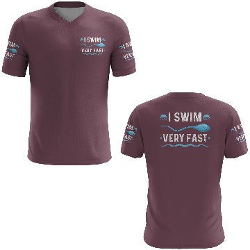 Discover I Swim Fast Swimmer Swimming 3D T Shirts