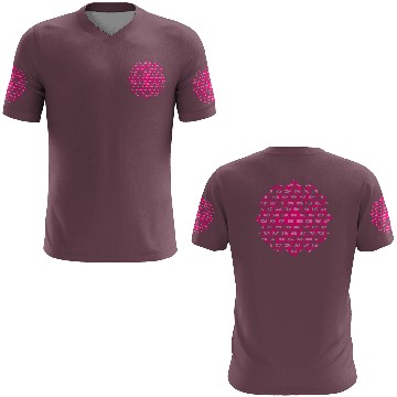 Discover Dual pink shades flower design 3D T Shirts