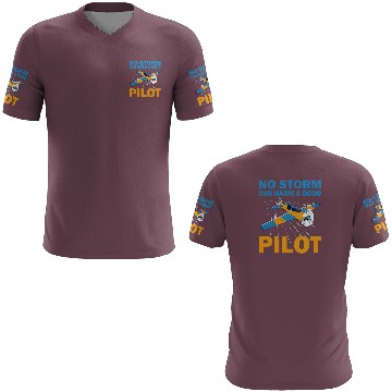 Discover Pilot no storm can harm airplane aviation aircraft 3D T Shirts