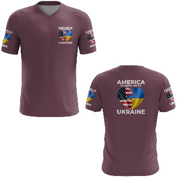 Discover America stands with Ukraine 3D T Shirts