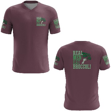 Discover Real Men Eat Broccoli Broccoholic Vegetable Vegan 3D T Shirts