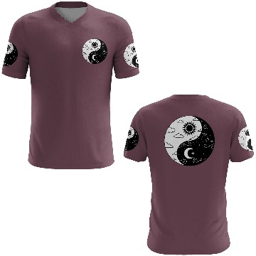 Discover Sun and Moon Yin Yang for Yin Yang Art Lover 3D T Shirts