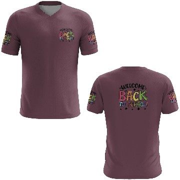 Discover Welcome Back to School Student Teacher Colorful 3D T Shirts