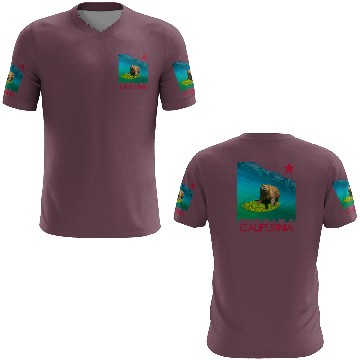 Discover SURFING BEAR , on california 3D T Shirts