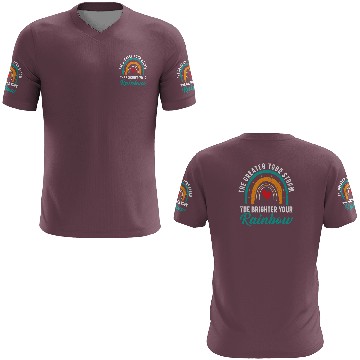 Discover The Greater Your Storm The Brighter Your Rainbow 3D T Shirts