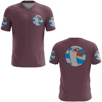 Discover Logo Circle Sunglasses Goose 3D T Shirts