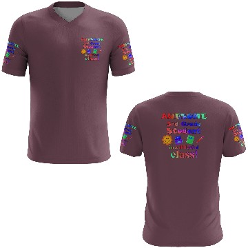 Discover Awesome Third Grade Student in a Different Class 3D T Shirts