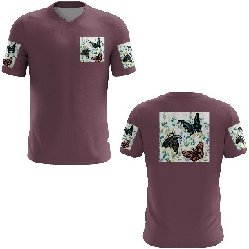 Discover Two Butterflies and A Moth 3D T Shirts