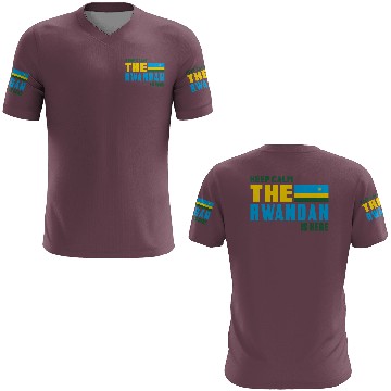 Discover Keep calm Rwanda flag design 3D T Shirts