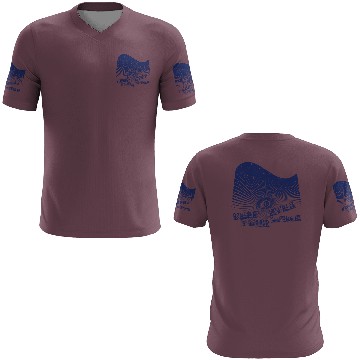 Discover Eyes Wide Winter Storm 2 Deep Blue 3D T Shirts