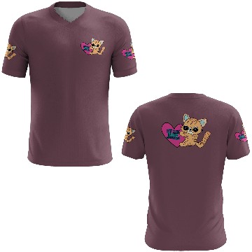 Discover MY CAT IS MY VALENTINE Design 3D T Shirts