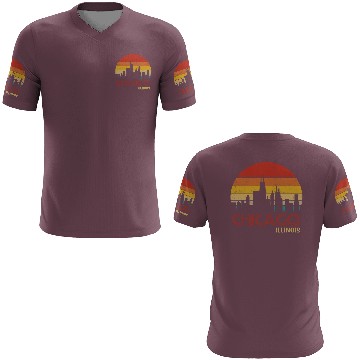 Discover Chicago Illinois City 3D T Shirts
