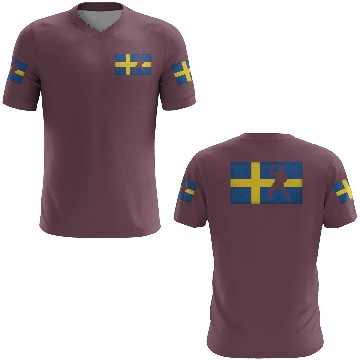 Discover Sweden Table Tennis Player Swedish Flag 3D T Shirts