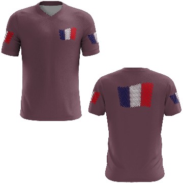 Discover Flag Of The France / Tricolor (Scribble) 3D T Shirts