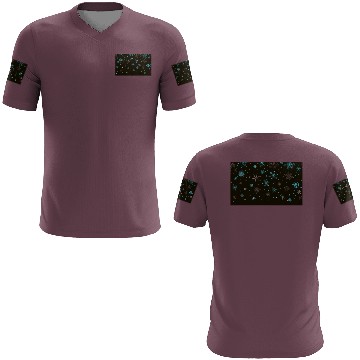 Discover Elegant Snowflakes Black Blue Silver 3D T Shirts