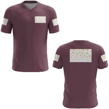 Discover Snowflakes Pattern Elegant White Gold 3D T Shirts