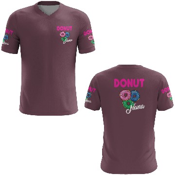 Discover Womens Nana Donut 3D T Shirts Grandmother Donut Lover