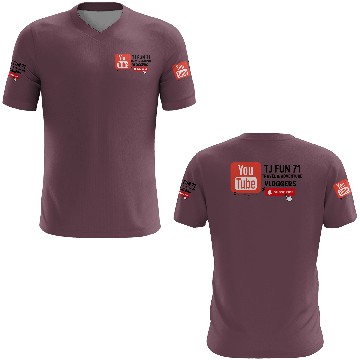 Discover travel vloggers TJ FUN 71 3D T Shirts
