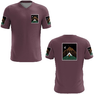 Discover Mountain Night Camper Gift 3D T Shirts