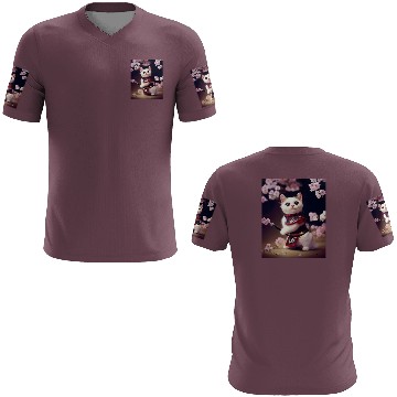 Discover Samurai Cat 3D T Shirts