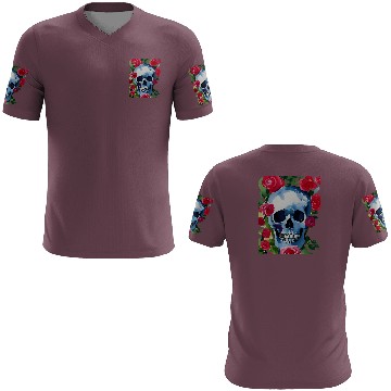 Discover Skull and Roses - Garden Of Roses 3D T Shirts
