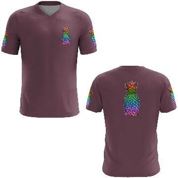 Discover Pineapple Gay Lesbian Pride Rainbow Tropical LGBTQ 3D T Shirts