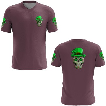 Discover Sugar Skull Funny | Saint Patricks Day of Dead 3D T Shirts