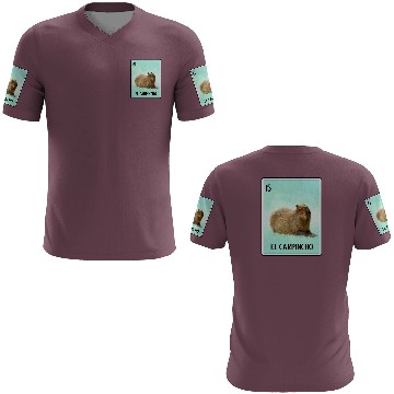 Discover El Carpincho Mexican Capybara Cards Funny Rodent 3D T Shirts