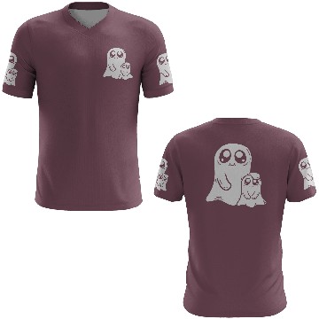 Discover dad child ghost comic 3D T Shirts