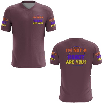 Discover i m not a robot are you 3D T Shirts