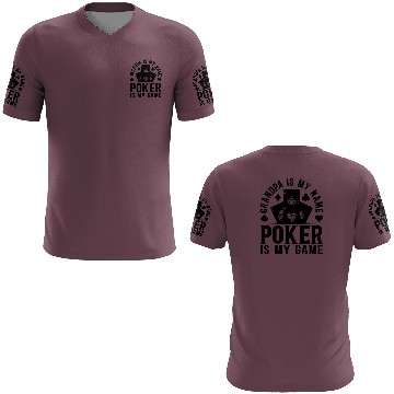 Discover Poker Player Grandpa Is My Name Poker Is My Game P 3D T Shirts