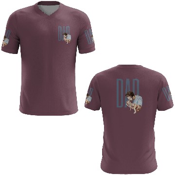 Discover Dad And Newborn Watercolor Design 3D T Shirts