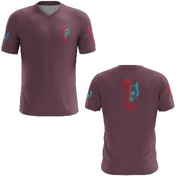 Discover Wolf and Rose 3D T Shirts