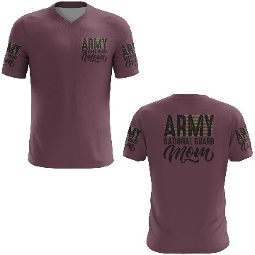 Discover Army National Guard Mom with US flag military styl 3D T Shirts