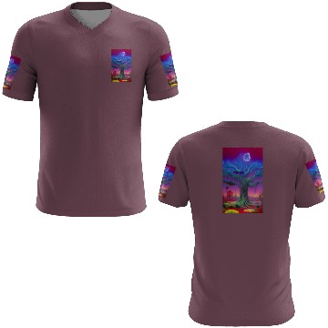 Discover Neon Magic tree 3D T Shirts