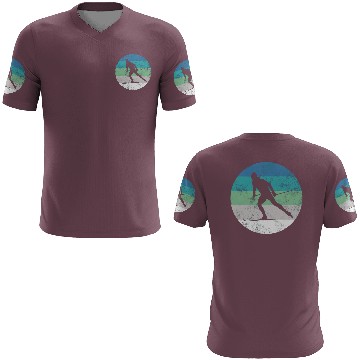 Discover Cross Country Skiing Retro Vintage 3D T Shirts