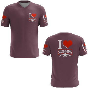 Discover I Love Swimming Swimmer Swim 3D T Shirts