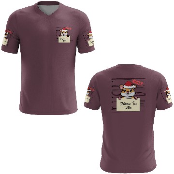 Discover Hamster christmas funny prison 3D T Shirts