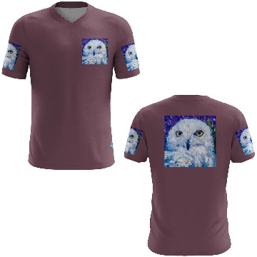 Discover Neo-Impressionist Snowy Owl 3D T Shirts
